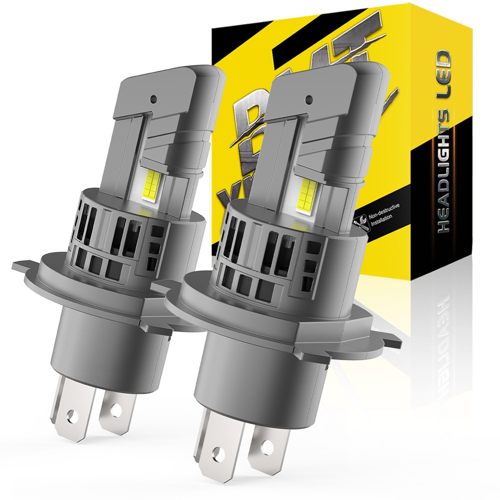2X H4 9003 LED Headlight High Low Beam Bulbs For Mitsubishi Mirage 2020-2023