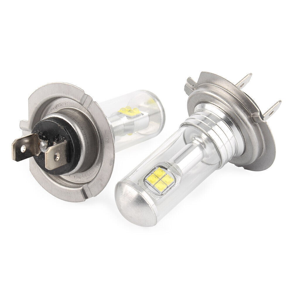 LED Headlight Fog Reading Signal Light Kits Bulb 6000K Super White 80W H7