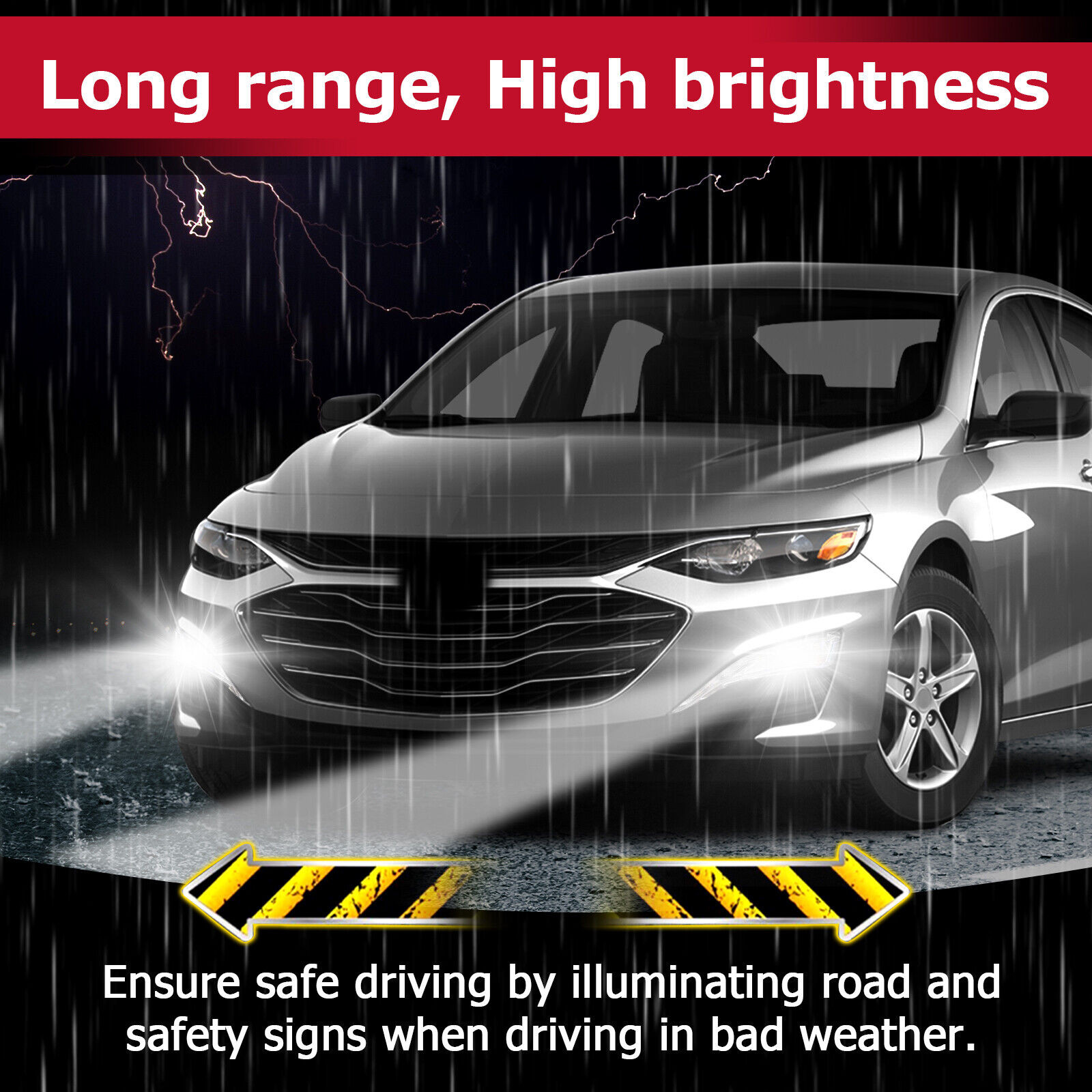 For 2019-2023 Chevy Malibu Front Left Right Fog Light Turn Signal Lamp w/LED DRL
