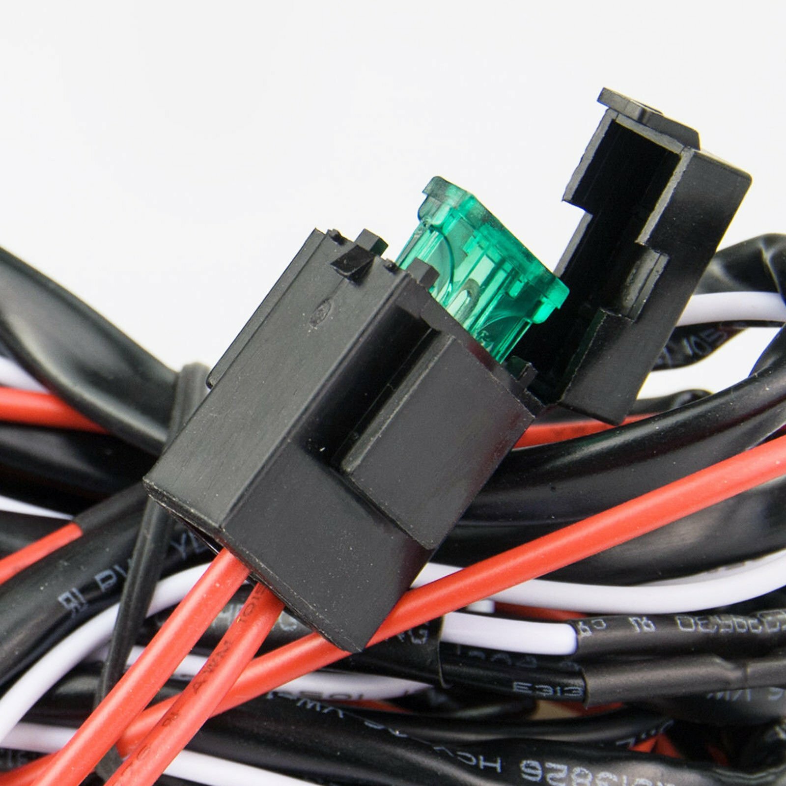 40A Fog Lamp Wiring Harness Kit Fuse ON OFF Switch Relay For LED Work Light