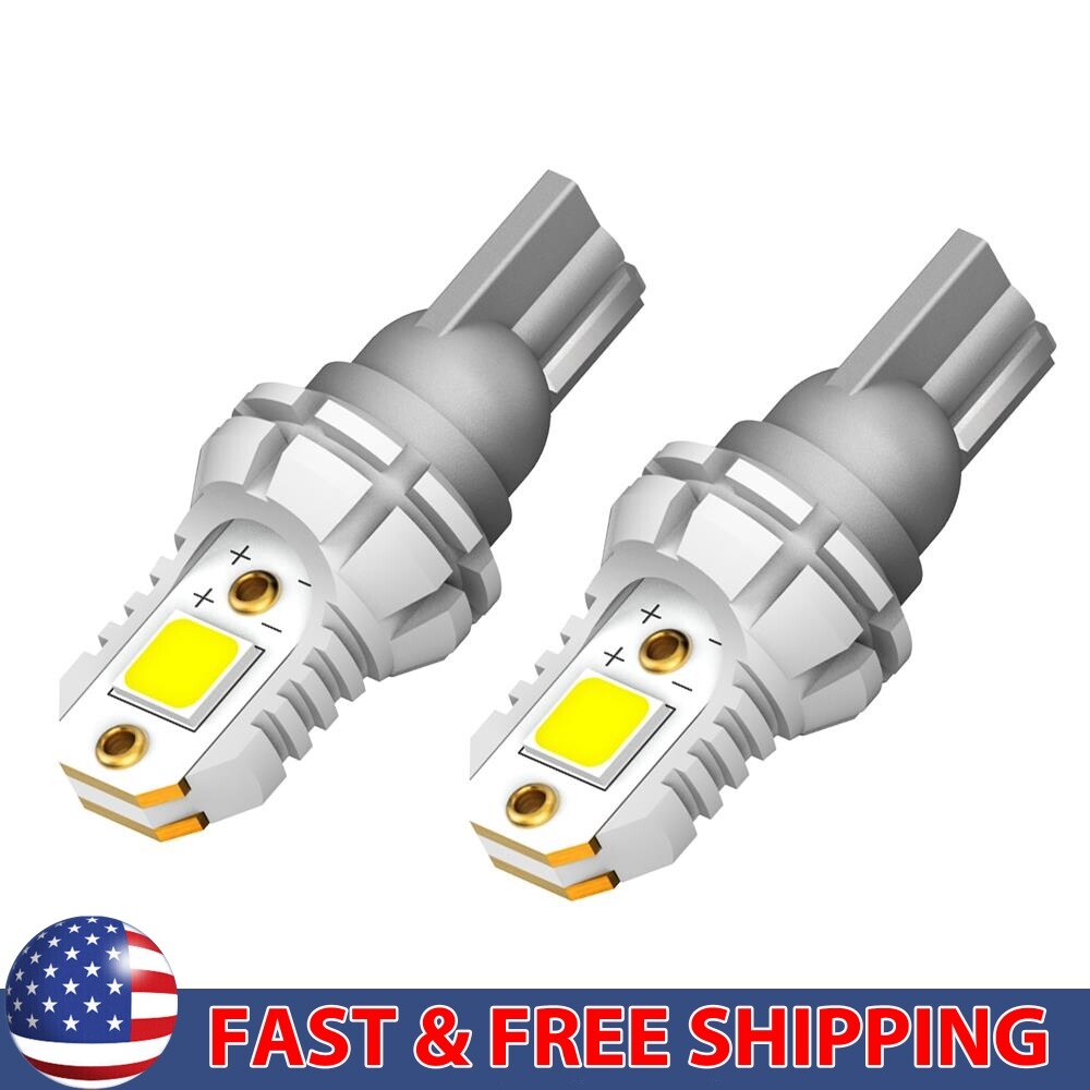 CANbus Error Free T15 912 921 LED Reverse Light Bulbs Super Bright White 2/10x