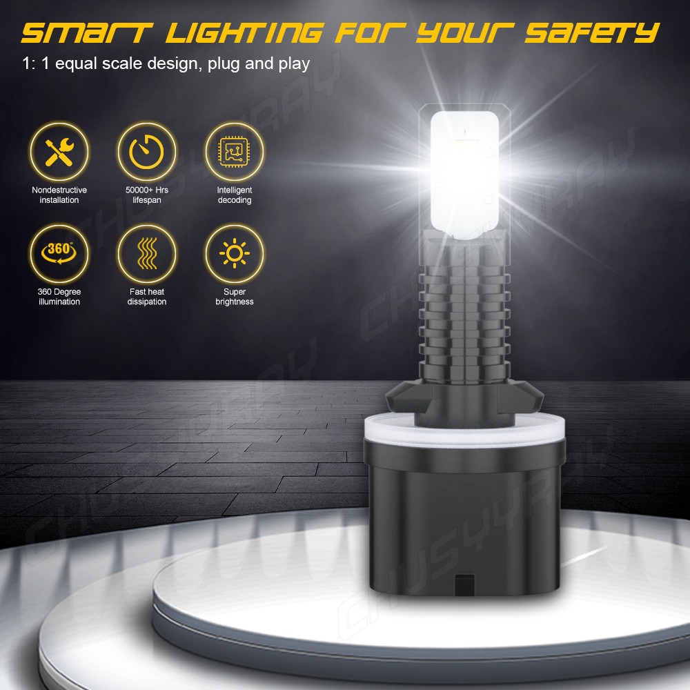 9005 9006 880 LED Headlight Fog Light Combo White For Chevy Silverado 1500 99-02