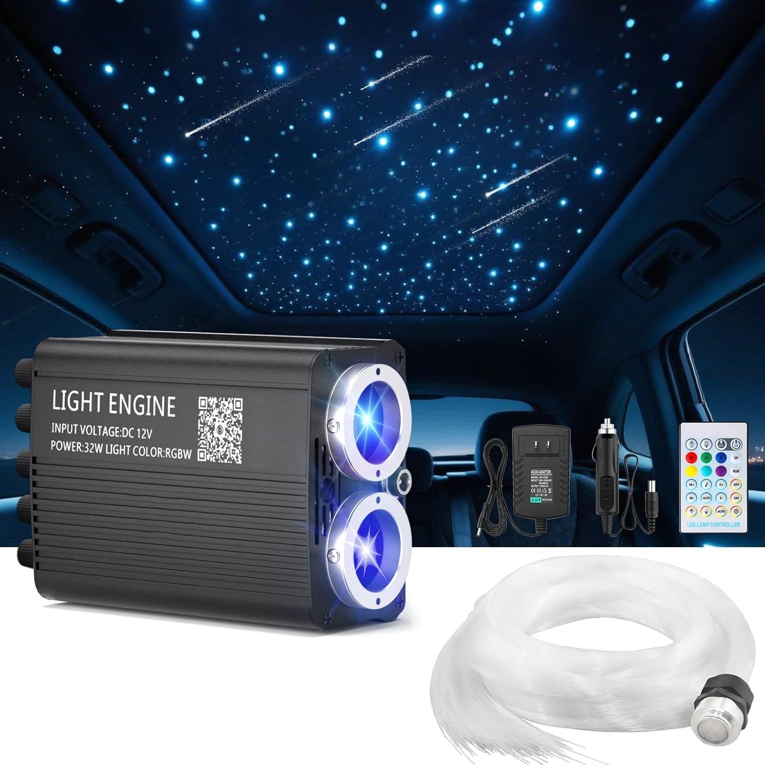 Luxury 1000 Piece 32W Twinkle & Meteor Dual-Engine 200 Shooting Stars RGBW Fi…