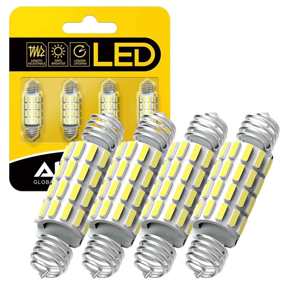 AUXITO 39-42MM 211-2 212-2 578 LED Interior Map Light Bulb 6000K CANBUS White