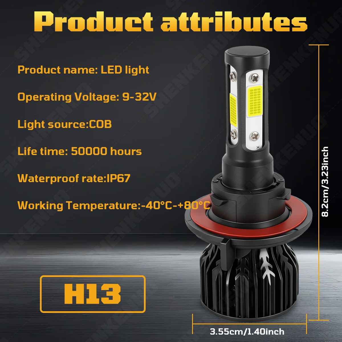 For Ford Expedition 2007-2014 10000K LED Headlight Hi-Lo Beam & Fog Lamp Bulbs