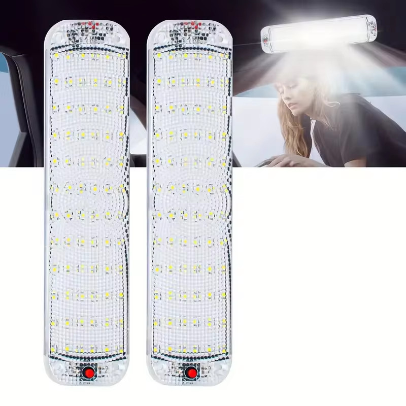 2PCS LED Car Interior Light 12V 24V Reading Roof Light Camper Van Boat Truck UK