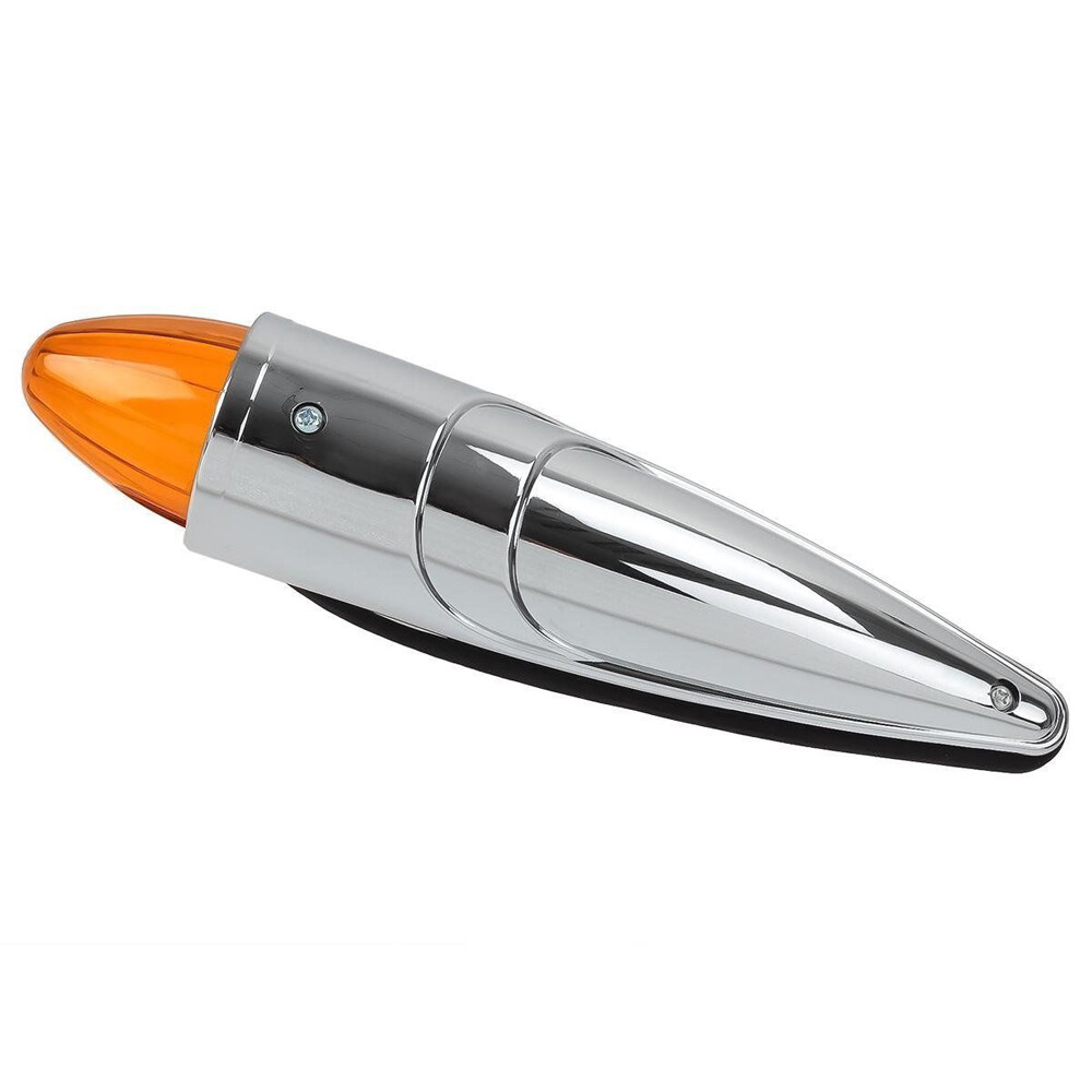 LED Amber Torpedo Cab Marker Roof Running Top Light Lamps For Kenworth Peterbilt