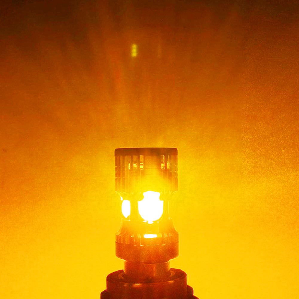 100% ERROR FREE BAU15S 7507 PY21W 1156PY AMBER LED TURN SIGNAL LIGHT BULB CANBUS