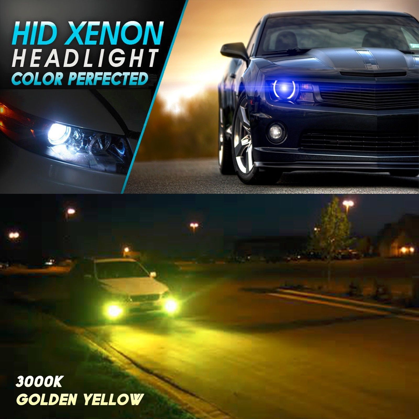 Xentec 55W HID Conversion Kit Xenon Light H1 H3 H8 H9 H10 H11 9006 5202 H16 9012
