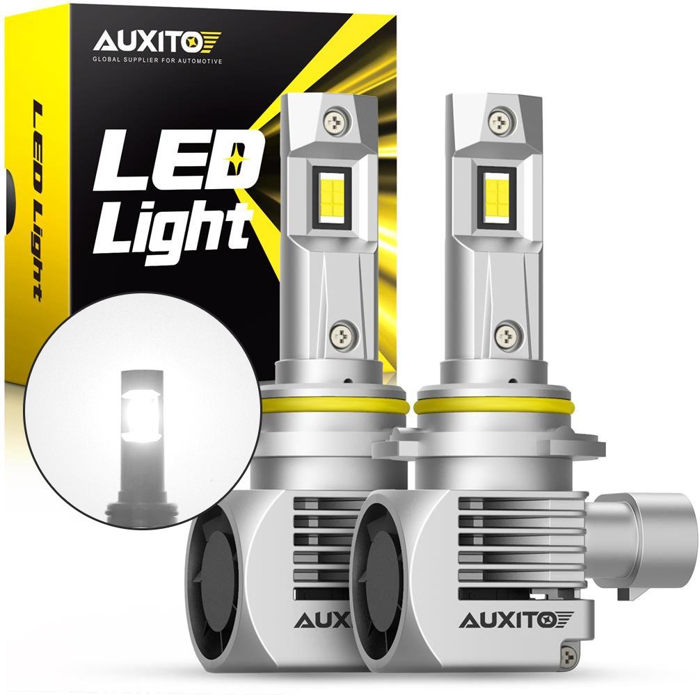 AUXITO 9005 LED Headlight KIT Combo Bulbs 6000K High Low Beam Super Bright White