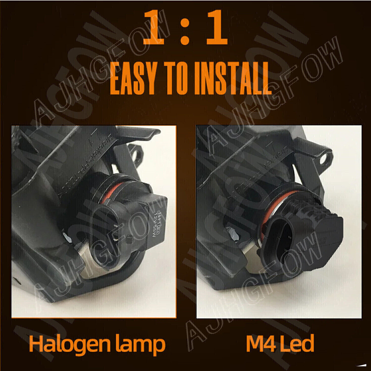 Combo 9005+H11 LED Headlight Super Bright Bulbs Kit White 720000LM High/Low Beam