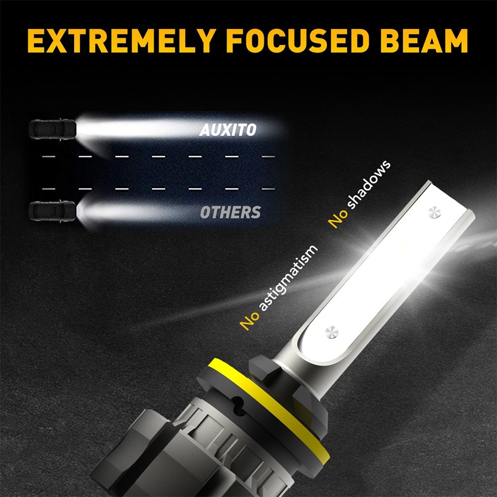 AUXITO B3F 880 LED Fog Light Lamp Driving Bulbs 6000K 5630SMD2-10x
