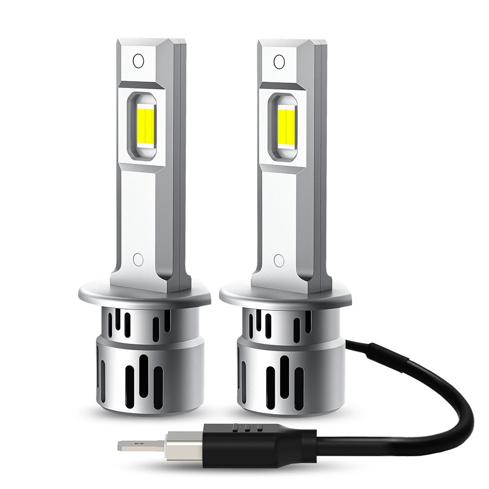 H1 LED Headlight Kit Bulbs High Low Beam 10000K Super White 30000LM Combo 2 10s