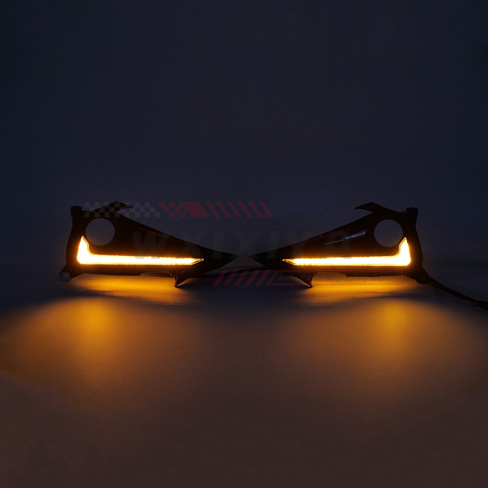 Pair LED Daytime Running Light for Toyota Corolla Hatchback 19-22 DRL Fog Lamp