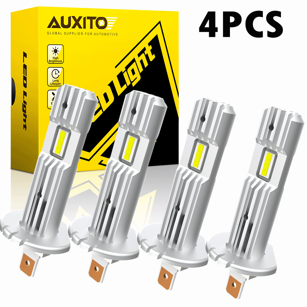 2-20PCS FREE AUXITO H1 LED ERROR Headlight Bulb High Low Kit Beam 20000LM 6500K
