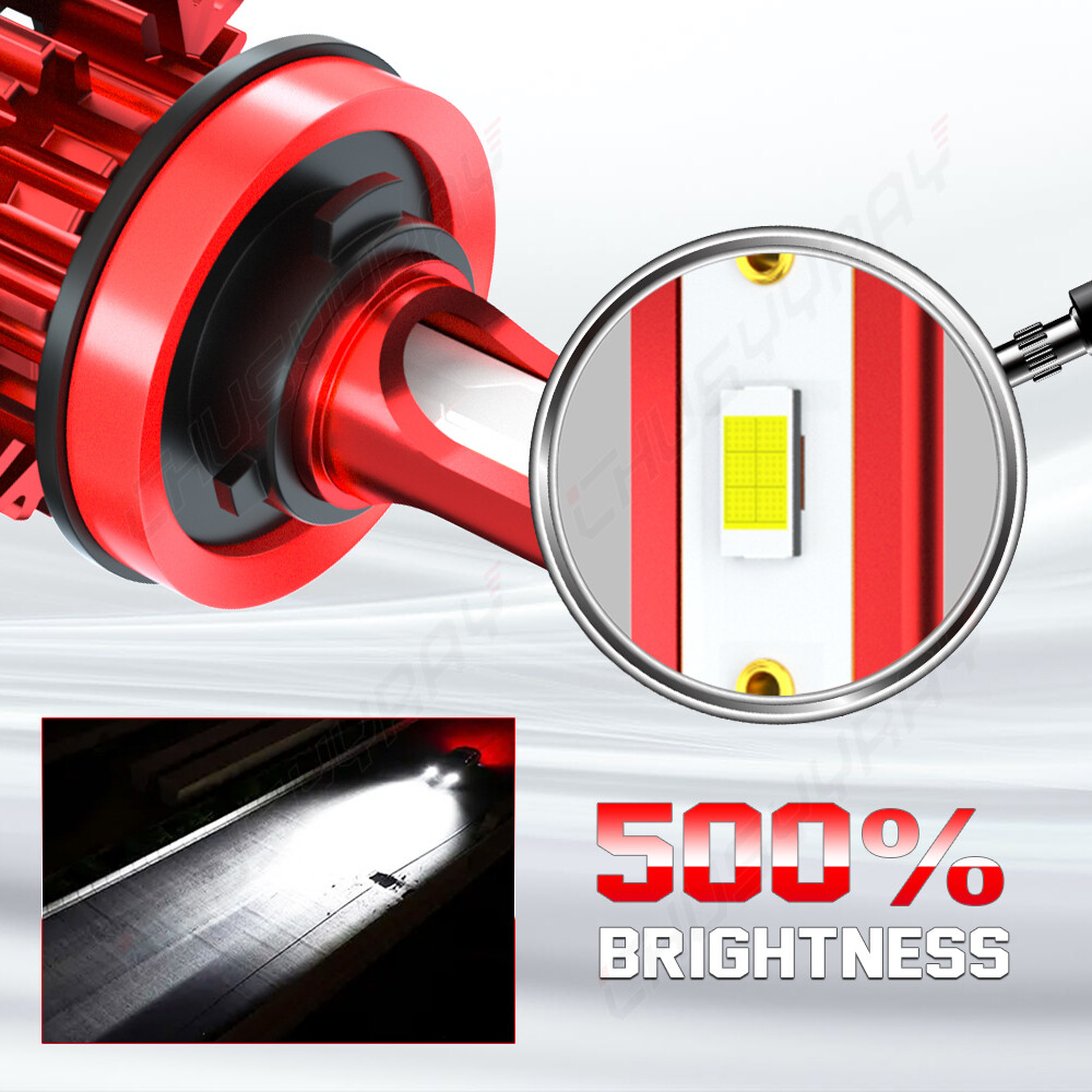 4x 9005+H11 LED headlight Combo High Low Beam Bulbs KIT Super White Bright Lamps