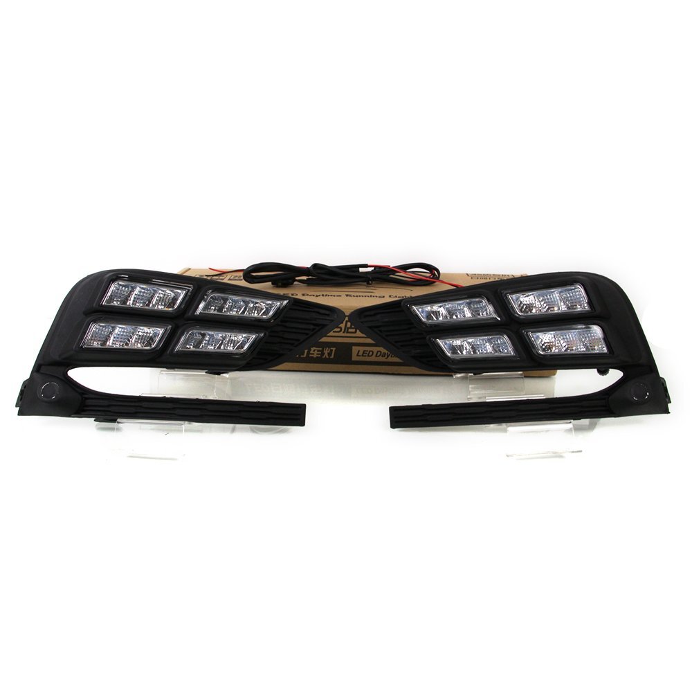 LED DRL Fog Lamp Daytime Running Light for Chevrolet Cruze 2016 2017 2018 W Turn