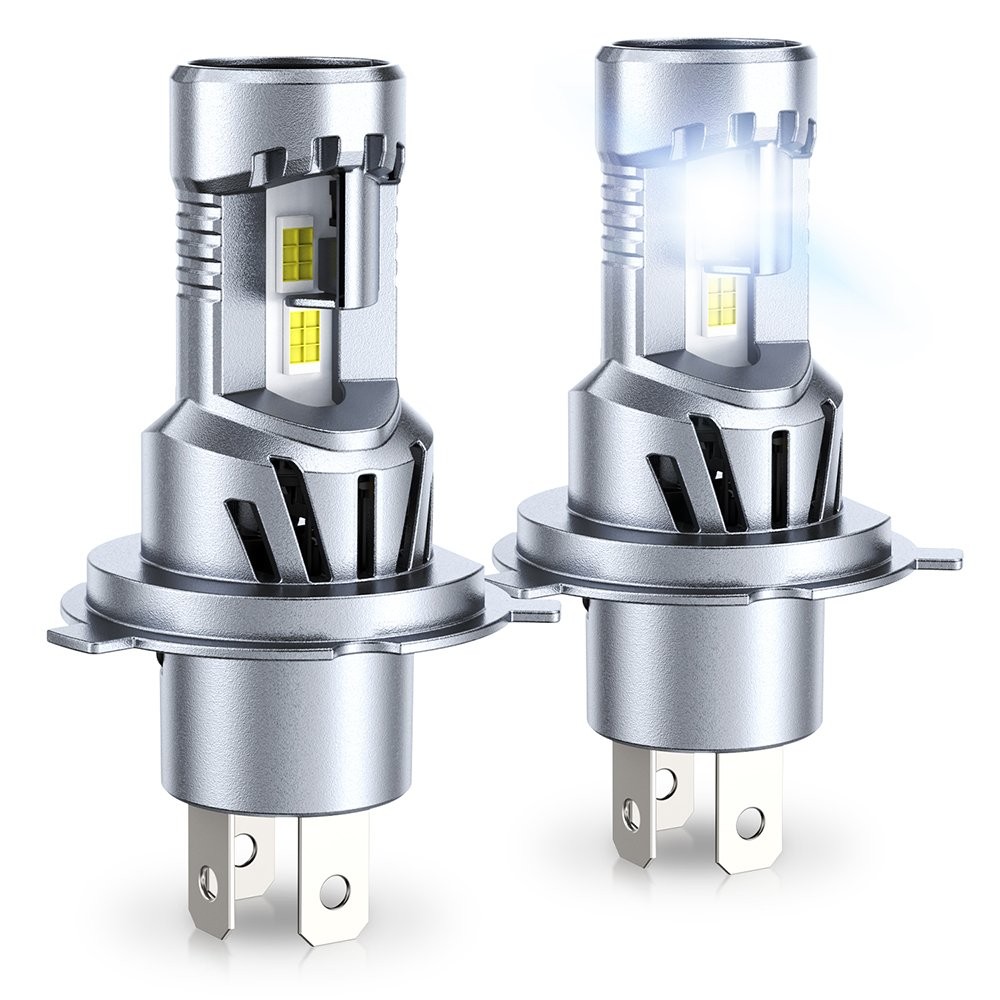 H4 9003 LED Headlight Bulbs Kit High/Low Beam 6500K White 330000LM Super Bright
