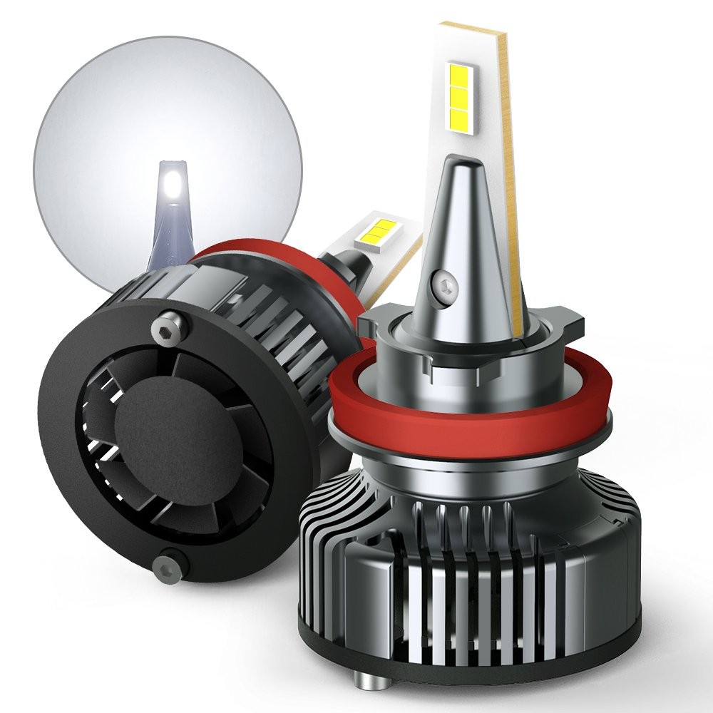 H11B LED Headlight Conversion Kit High Low Beam Bulbs White Light Lamp 1/2set