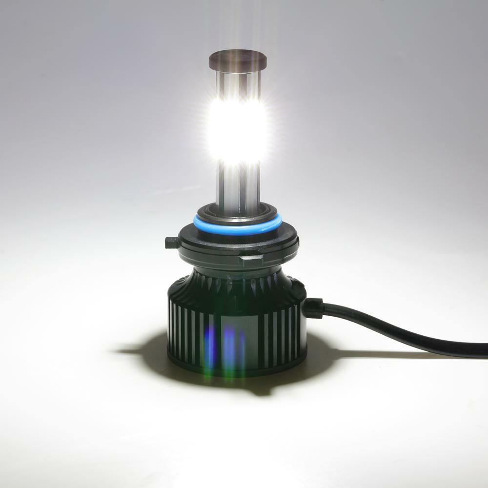 6-sides 9005 HB3 LED 6000K Xenon White High Beam Headlight Bulb Super Bright 2x