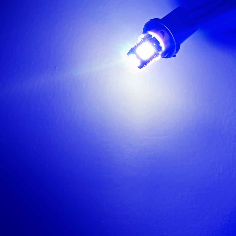 Blue LED Inner Tail Light Bulbs Super Bright 2825 192 194 175 2821 T10 10-100x
