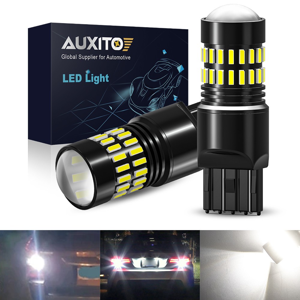 AUXITO 7440 7441 7443 LED Back Up Reverse Light Bulb White 6000K Ultra Bright 2X