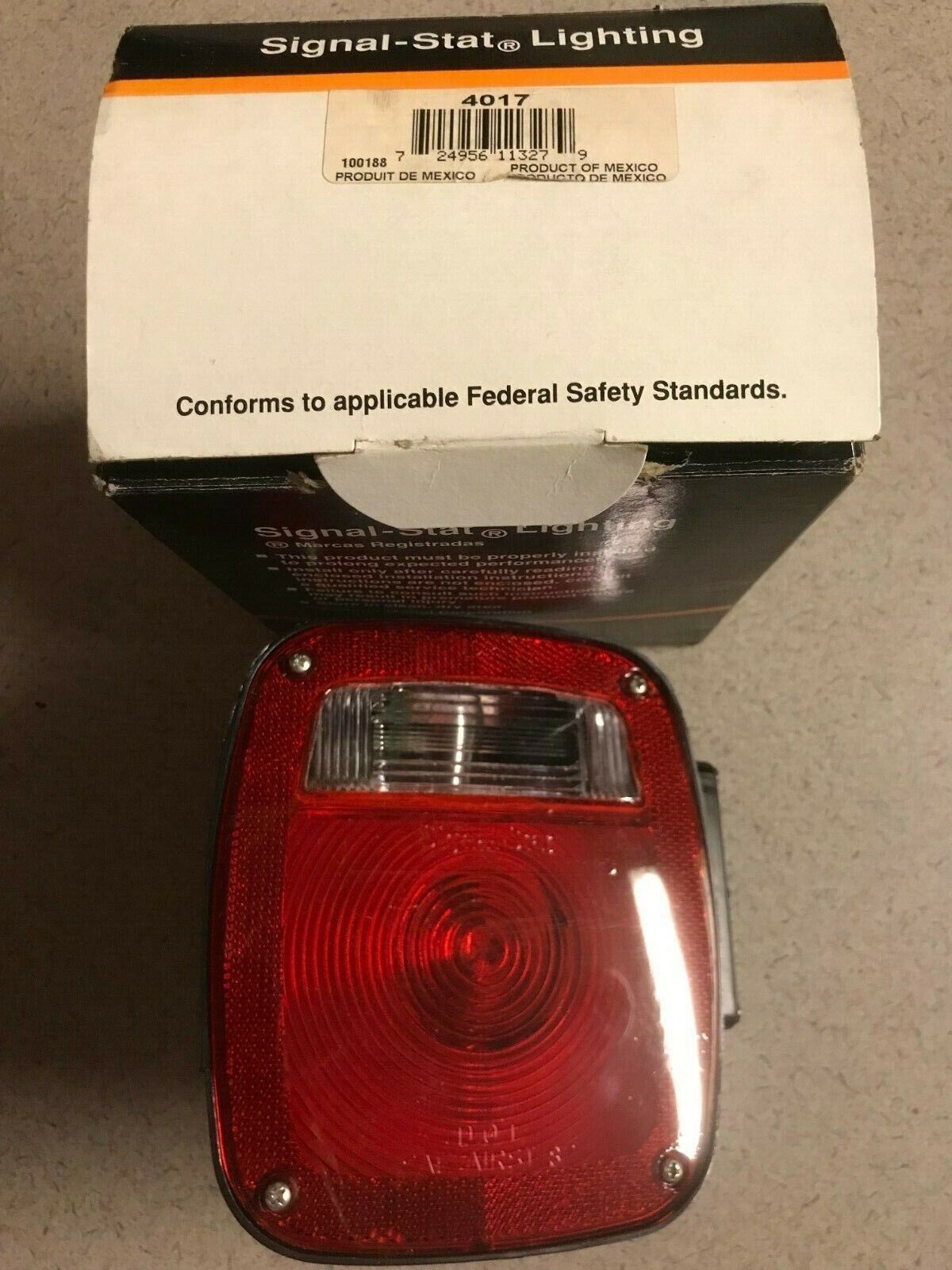NEW 4017 SIGNAL-STAT TRUCKLITE MULTI-FUNCTION 3 STUD LAMP FREE SHIPPING in USA
