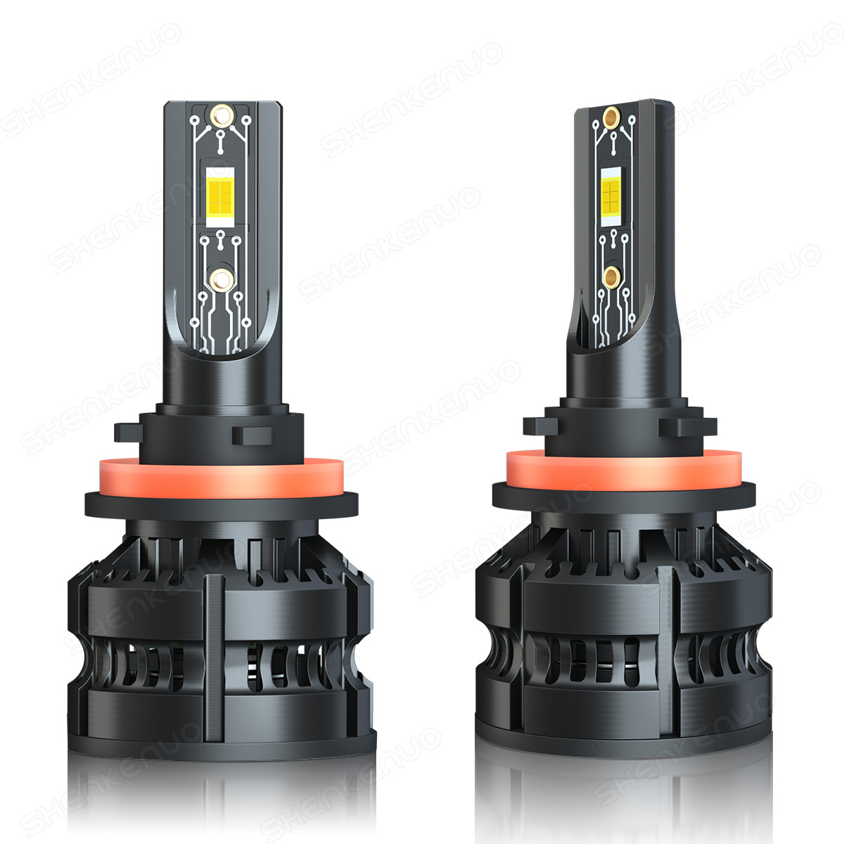 For GMC Acadia 2007-2012 Combo White H7 H11 LED Headlights Bulb High Low Beam Z8