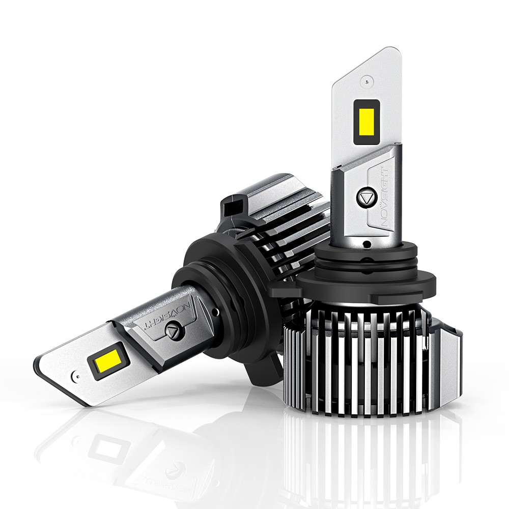 2PCS 9012 LED Headlight Bulbs Hi/Low Beam 20000LM 6500K White Bright Lamp CANBUS