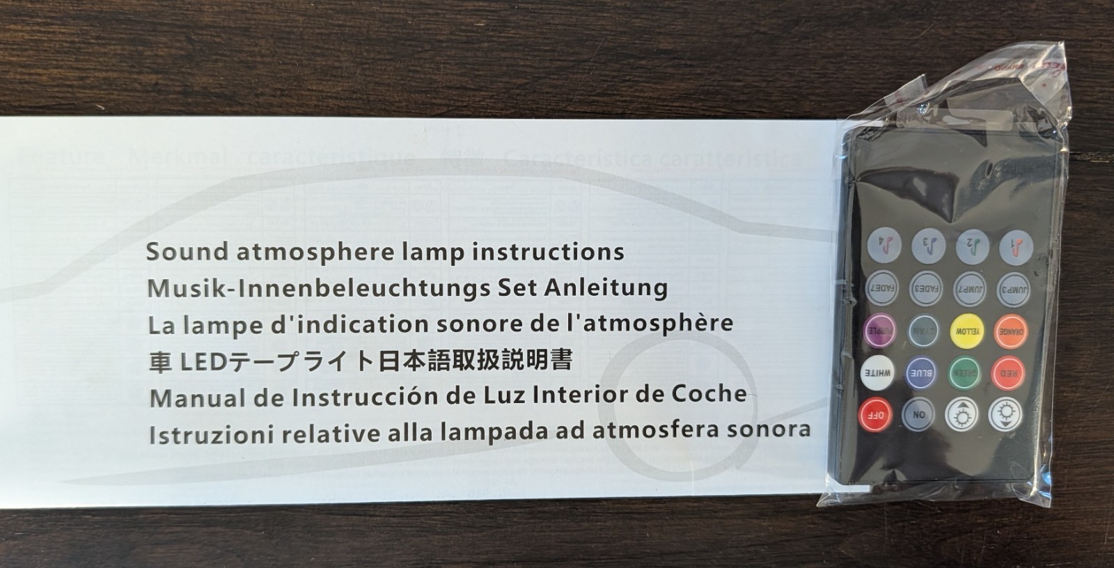 Atmosphere Lights LEDCAR Wsiiroon NIB, Interior Lighting For You Car,