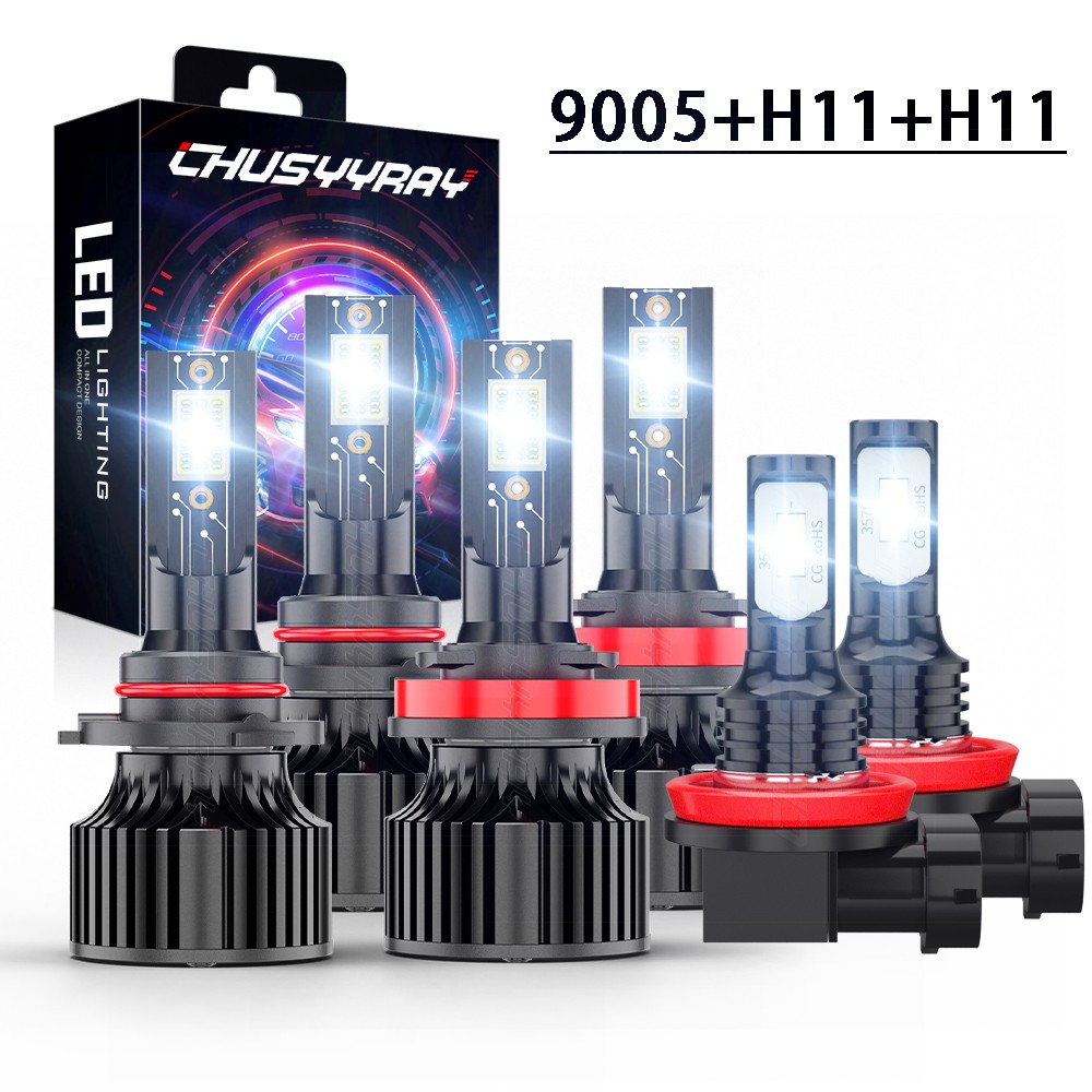 For RAM 1500 2500 3500 2019-2025 Canbus 9005 H11 H11 LED Headlight Bulbs