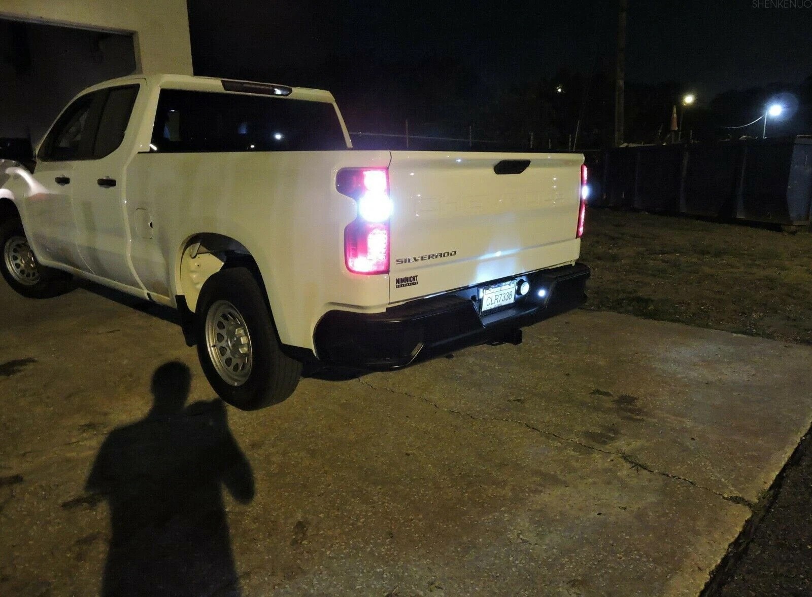 White 10-SMD 912 921 W16W LED Backup Reverse Lights For Chevy 2014-up Silverado