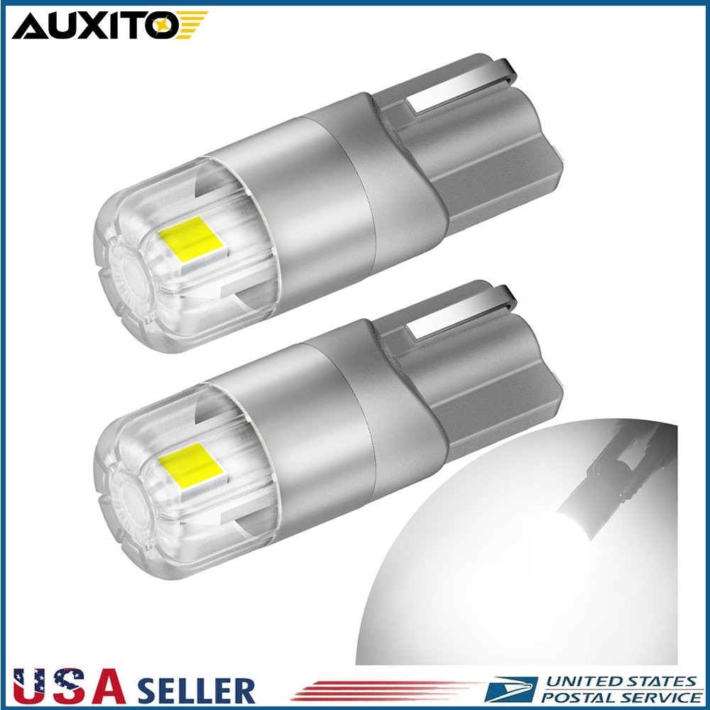1000LM T10 LED License Plate Light Bulbs 6000K Super Bright White 168 2825 194