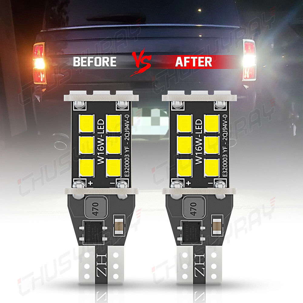 Super Bright White Canbus LED Bulb For Car Backup Reverse Light 921 912 T15 W16W