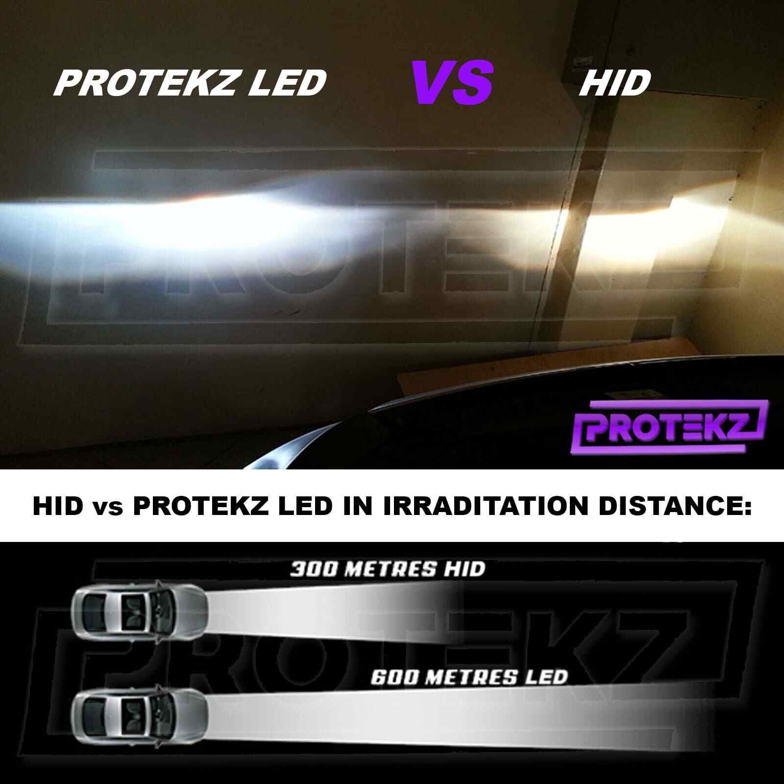 9006 LED Headlight Bulbs HB4 HB4U 9006XS 60W 7200LM 6000K Xenon Cool White