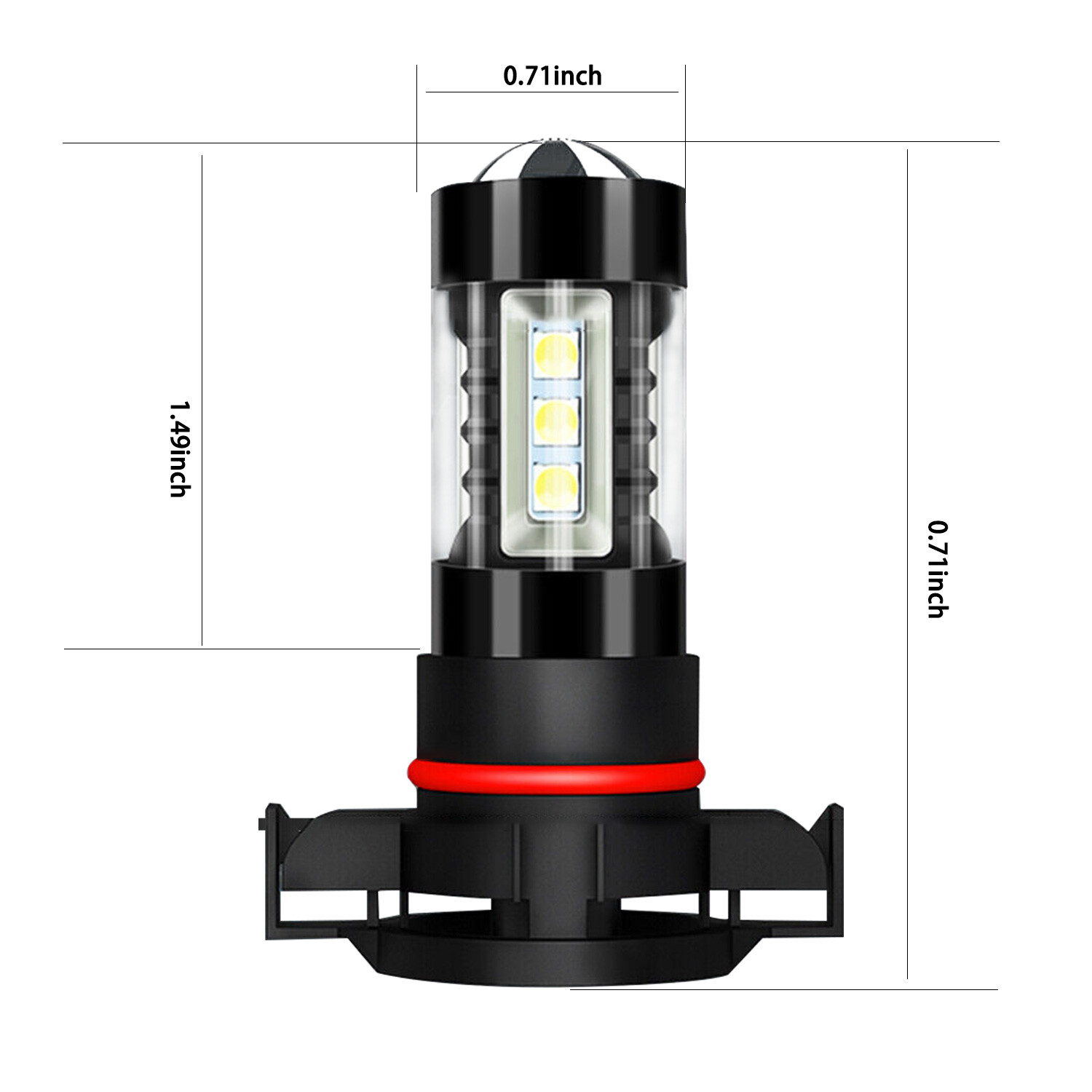 For 2010 2011 2013 Chevrolet Camaro Combo LED Headlights + Fog light Bulbs 6000K