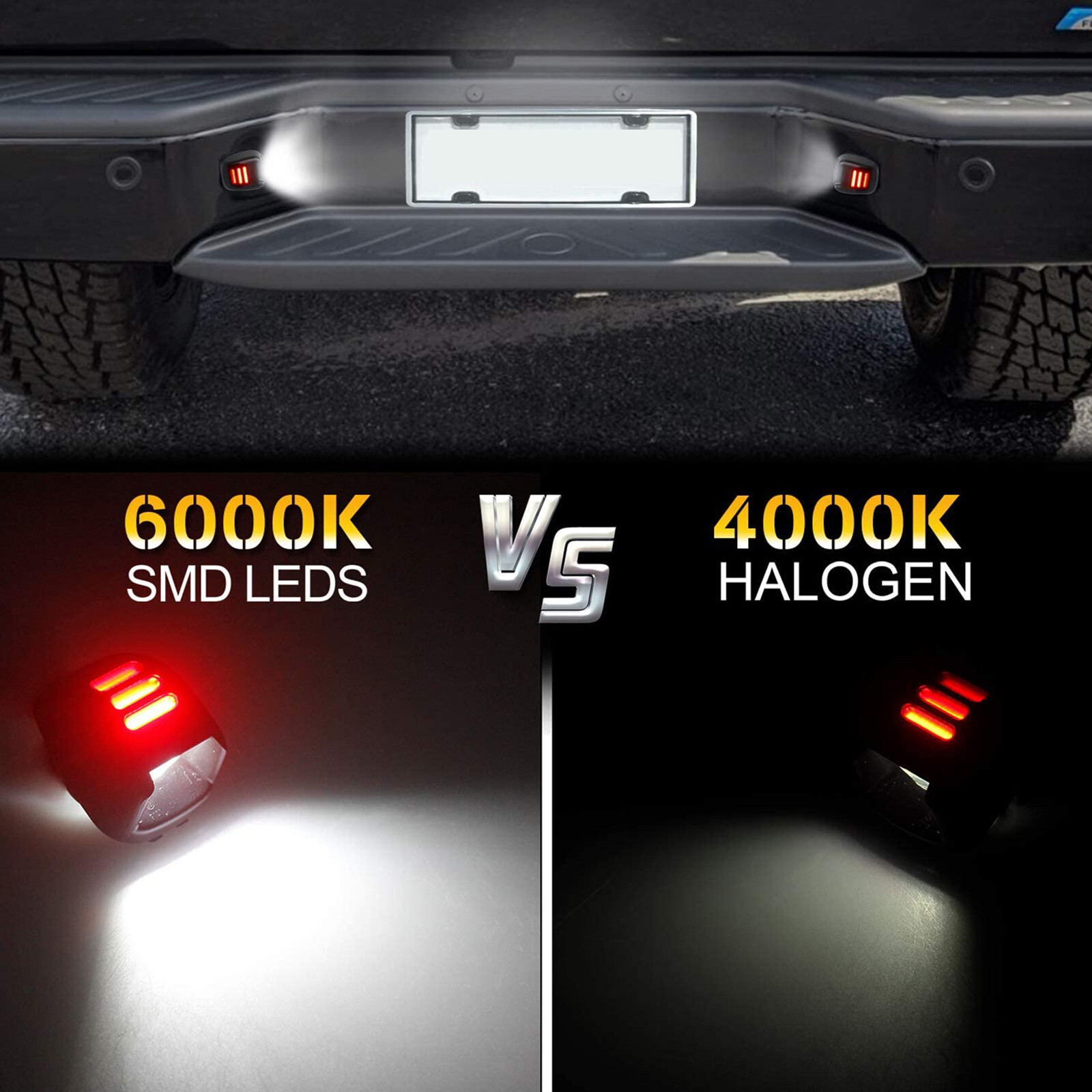 2 License Plate Light Bumper For Nissan Frontier D40 Armada Titan Xterra Equator