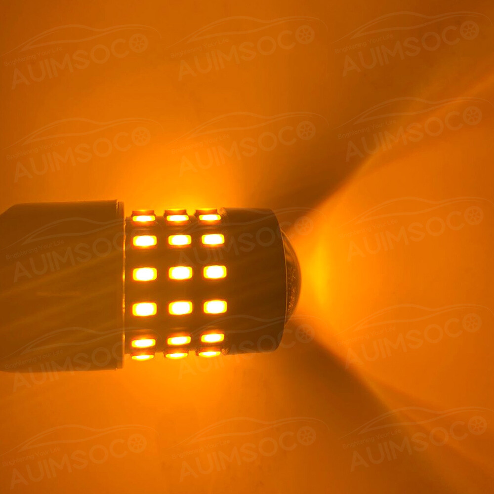 For Ford Explorer 2013-2019 7443 3000K Amber LED Rear Turn Signal Light Blinker