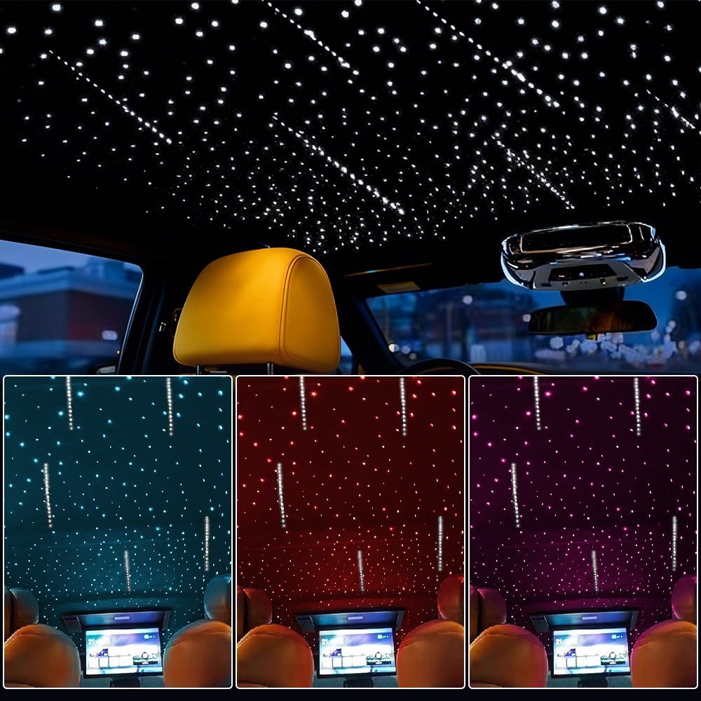 1000PC Car Home Headliner Star Light Kit Roof Twinkle Ceiling Lights Fiber Optic