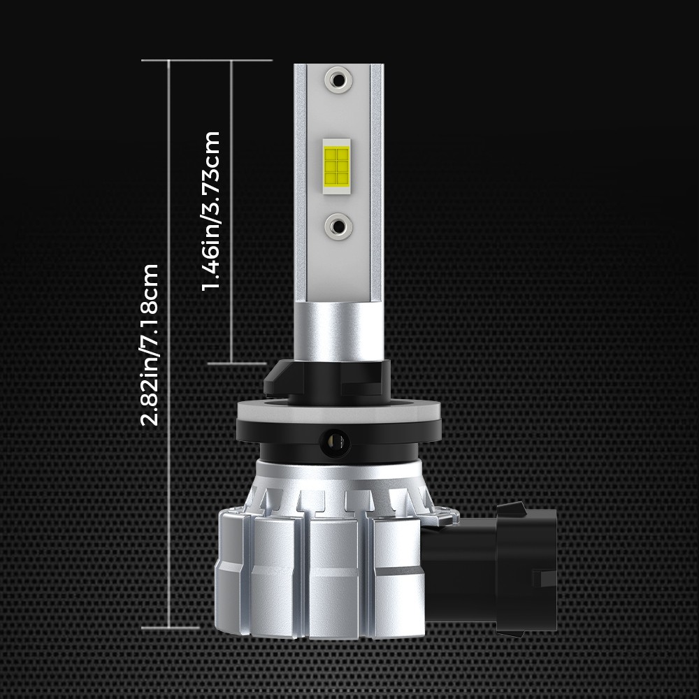 2x 880 881 LED Bulbs Fog Driving Light White / Yellow / Switchback Dual Color