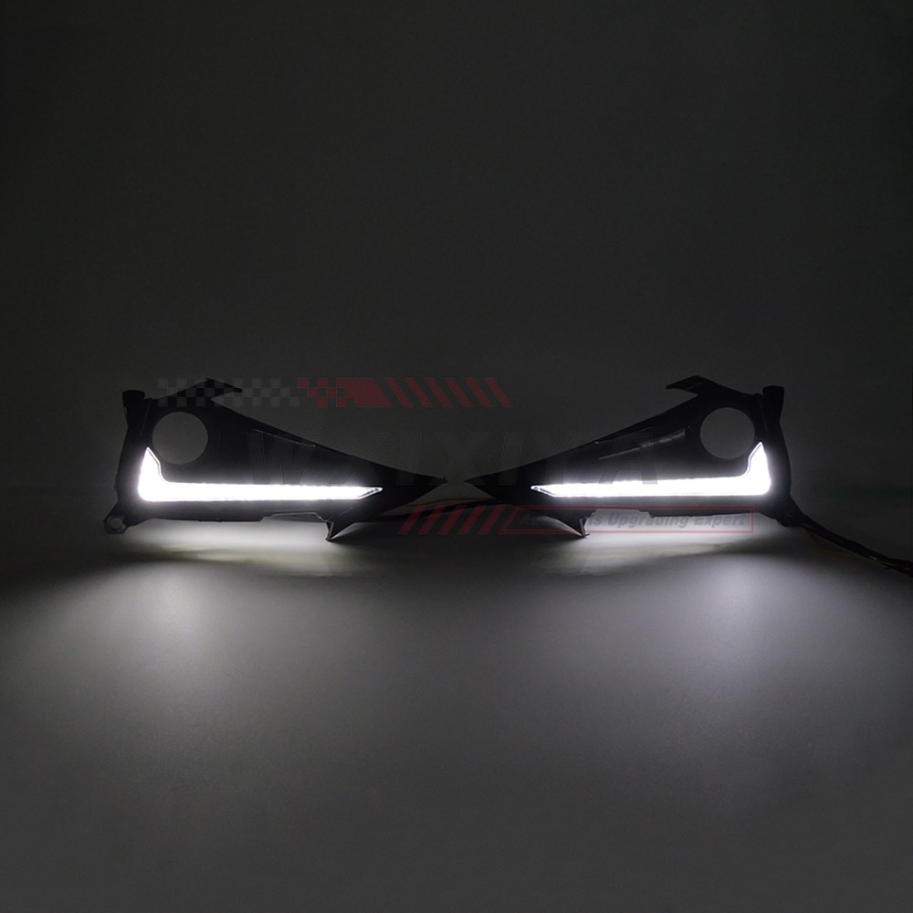 Pair LED Daytime Running Light for Toyota Corolla Hatchback 19-22 DRL Fog Lamp