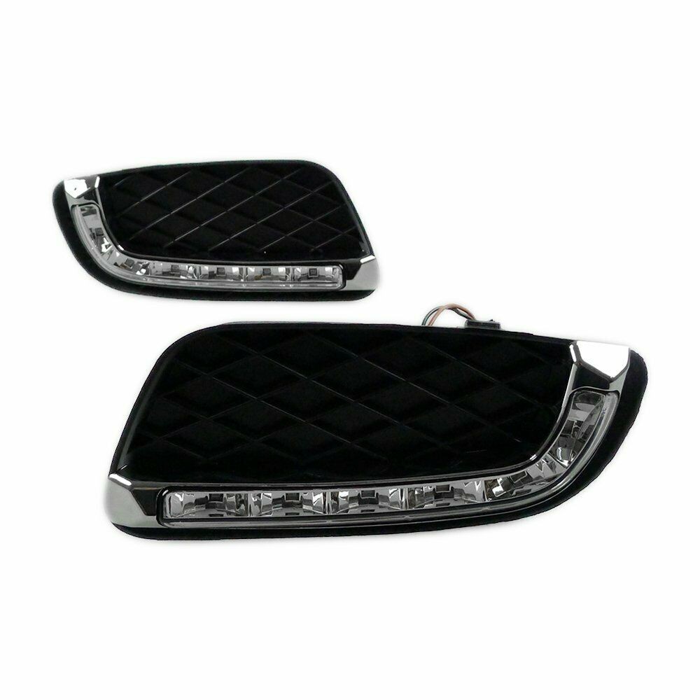 2x LED DRL Daytime Running Fog Light Lamp For Benz Smart Fortwo 2008-2011 USA