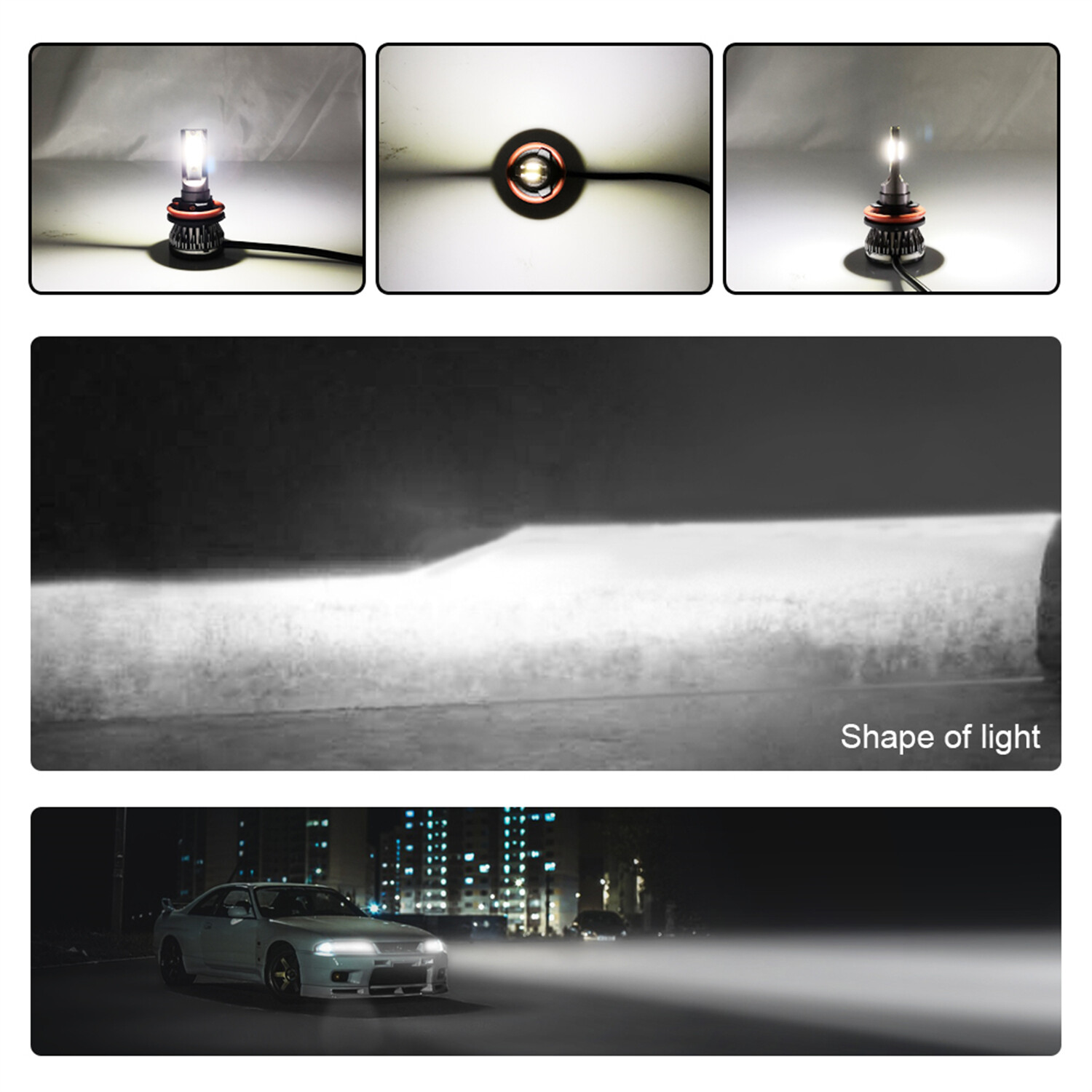 For GMC Yukon XL 2000-2006 6x Combo 6000K LED Headlight Hi-Lo Fog Light Bulbs