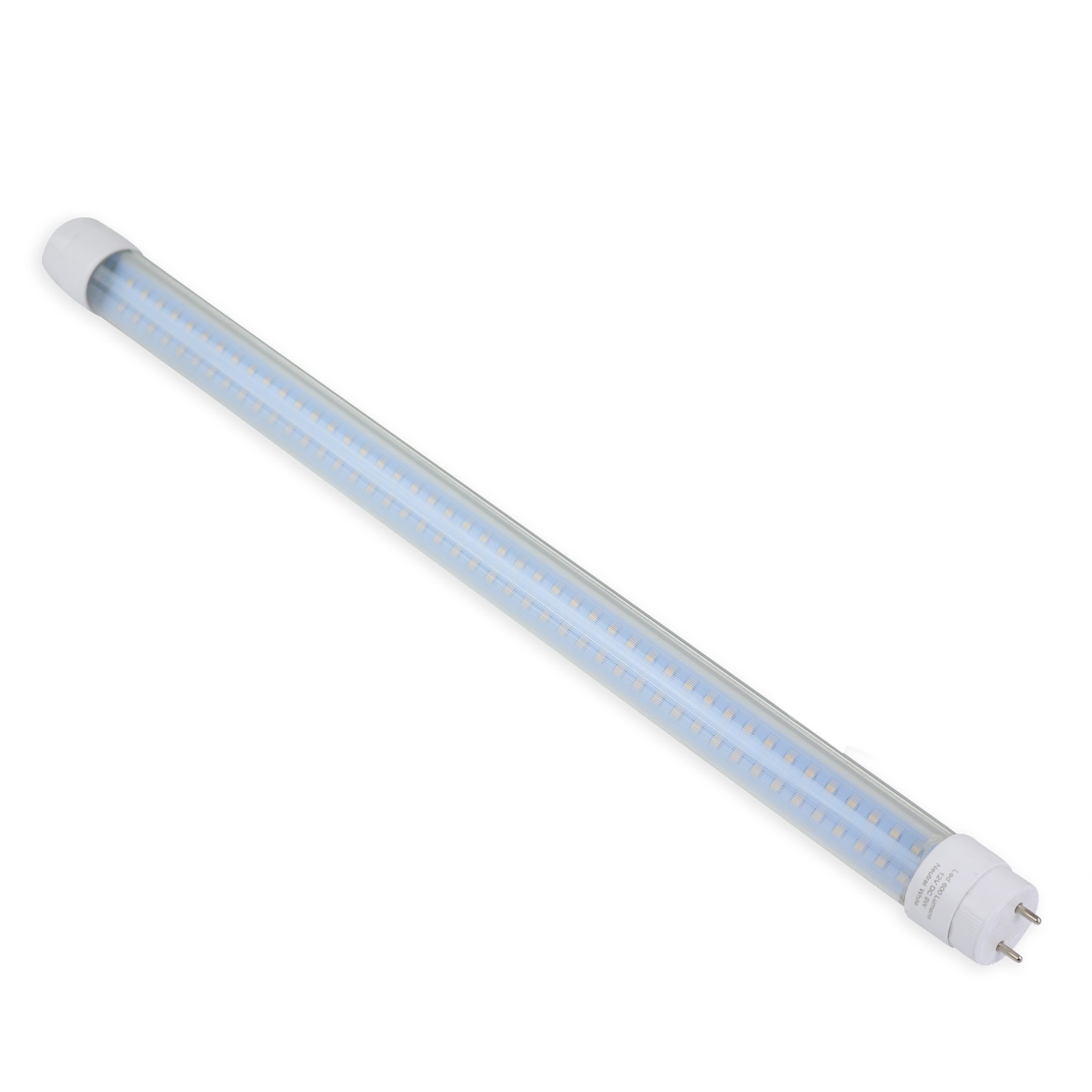 2PC 12V DC RV Marine F15T8 LED Tube Light 9W 18″(17-3/4″ pin to pin) CW 600 lm