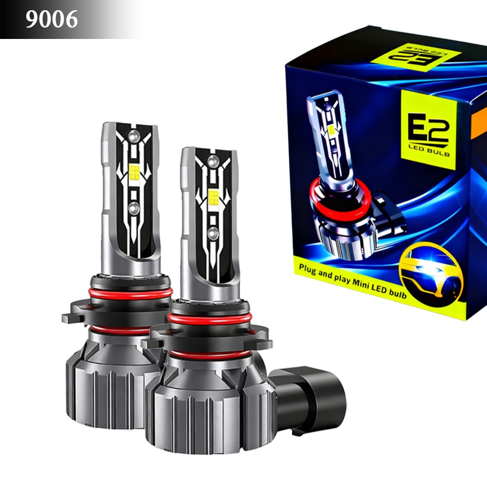 9006 LED Headlight Bulb Conversion Kit Low Beam White Super Bright 6500K 2PCS