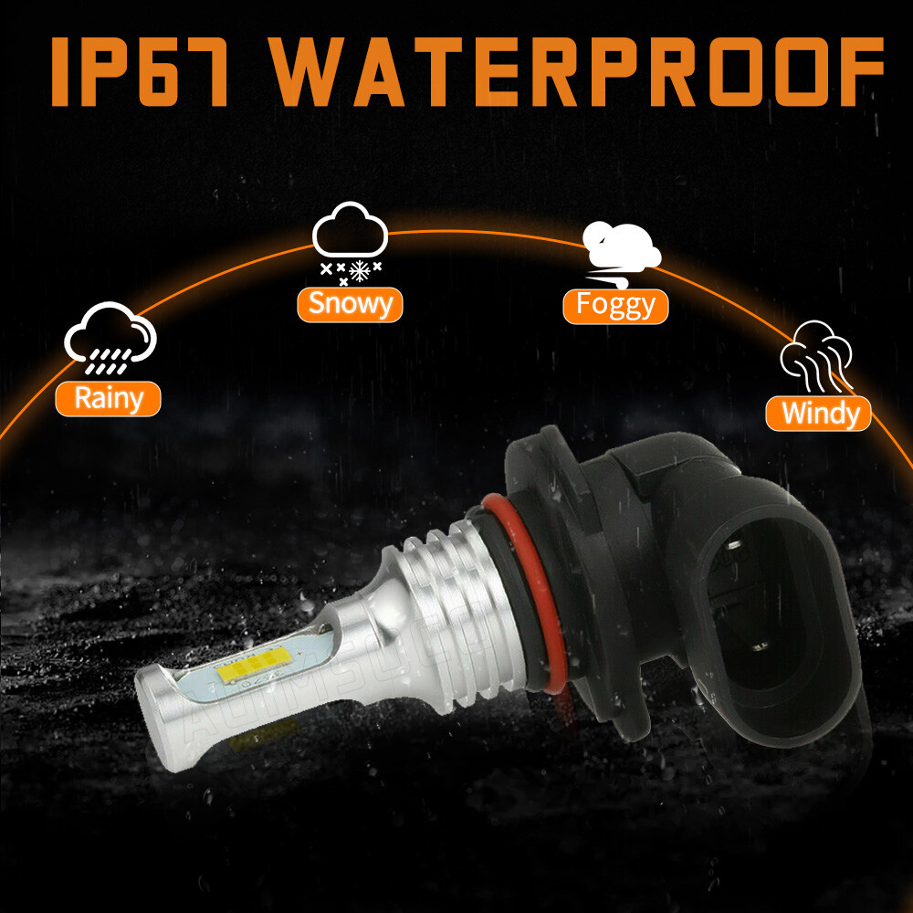 H11 9005 LED Headlight Super Bright Bulbs Kit 8000K White 330000LM High/Low Beam