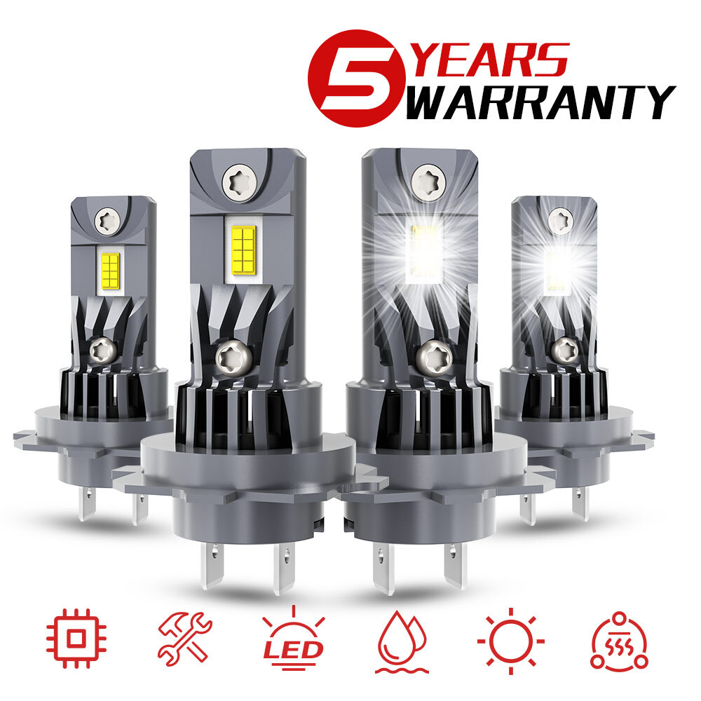 4x H7 LED Headlight Bulb Kit High Low Beam 110W 30000LM Super Bright 6000K White