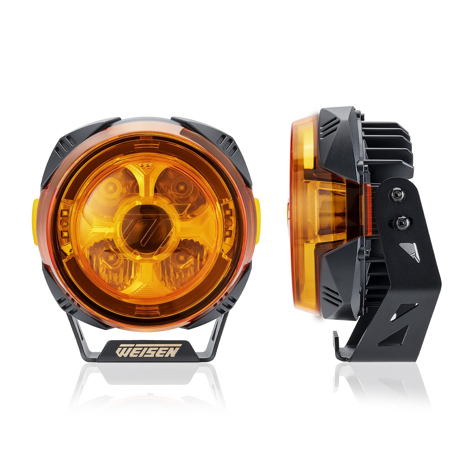 3.5/5“/7″ Round LED Driving Work Lights Ditch Spot Flood Pods Head Lamp & Cover