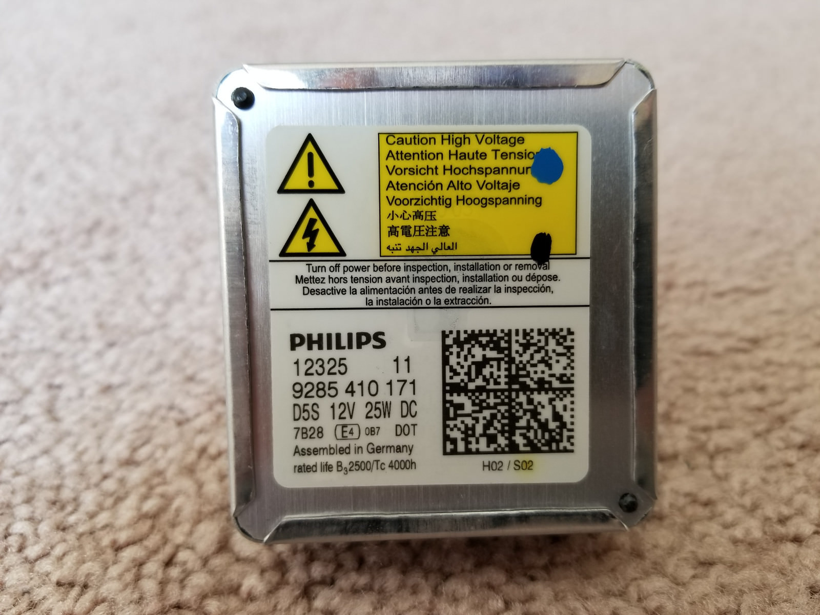 Philips D5S 12V 25w HID Headlight Bulb OEM #9285 410 171