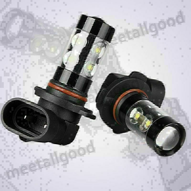 2pcs H10 50W 6000K Car LED Fog Daytime Driving Headlights Lamp Bulbs Cool White